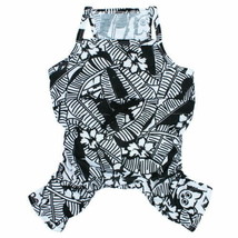 Vibrant Life Pet Romper  Tropical  Black/White Dog One-piece  XS - $11.99