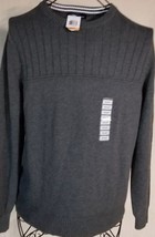John Ashford ~ Men&#39;s Size Small ~ Charcoal Color ~ Long Sleeve ~ Cotton Sweater - £17.99 GBP