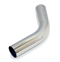 Yonaka 2.5&quot; Polished 304 Stainless Steel 60 Degree Mandrel Bend Pipe Tube 6&quot; Leg - £32.55 GBP