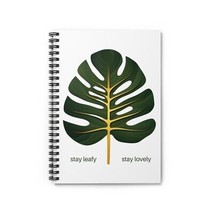Stay Leafy Stay Lovely Spiral Notebook - Ruled Line - £10.20 GBP