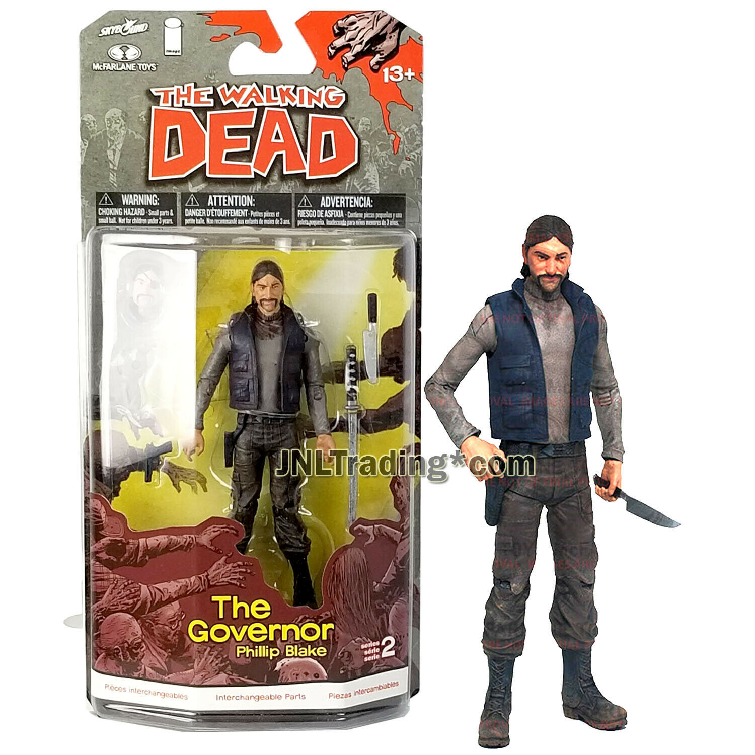 Year 2013 AMC TV Series Walking Dead 5 Inch Figure - THE GOVERNOR PHILLIP BLAKE - $24.99