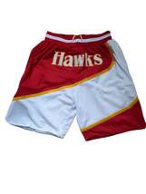 Atlanta Hawks Classic Throwback Vintage Shorts - £39.01 GBP+