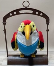 Electronic Talking Plush Toucan Parrot Swing Repeats Mimics 12&quot; - £11.73 GBP