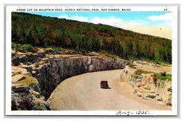 Horse Cut Mountain Road Acadia National Park Bar Harbor ME UNP WB Postcard S25 - £2.28 GBP