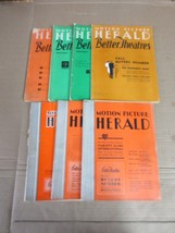 Vintage Motion Picture Herald Better Theatres Magazine Lot of 7 Magazines   G8 - £285.94 GBP