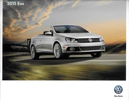 2015 Volkswagen EOS brochure catalog US 15 VW Komfort Executive FINAL Edition - £6.39 GBP