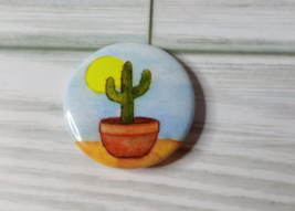 Vintage 1995 American Girl Grin Pin - Cactus - Pleasant Company - Approx 1 inch - £2.94 GBP