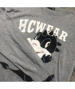Hunt City HCWEAR Novelty Dragon Knit Sweater XXL Gray Crewneck Long Sleeve - $39.99