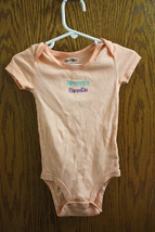 Babies R US Peach Orange One-Piece &quot;Mommy&#39;s Sweetie&quot; - Size 18 Months Girls - £7.06 GBP