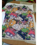 Nickelodeon Rugrats All Over Front &amp; Back Print Graphic Men&#39;s T-Shirt Si... - $20.99