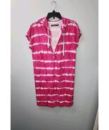 Ralph Lauren S Bathing Suit Cover Up Pink Zip Up  Hoodie Pockets Beach NEW - $30.69
