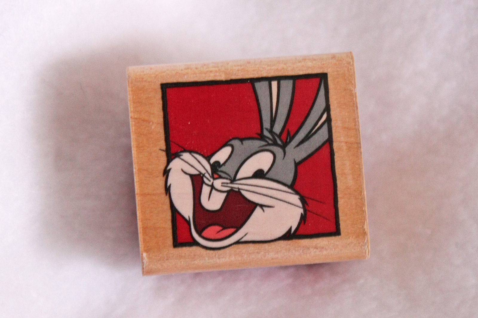 Bugs Bunny Rubber Stampede Mounted Rubber Stamp 457-C 1993 Warner Bros - $7.99
