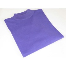 Men PRINCELY Soft Comfortable Merinos Wool Sweater Knits Mock 1011-00 Lilac image 2