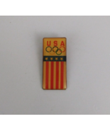 USA Olympics Colorful Rectangle Lapel Hat Pin - $6.44