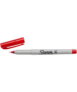 Sharpie Ultra Fine Point Permanent Marker Open Stock Red. - £11.50 GBP