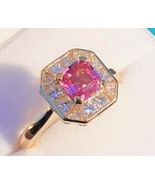 Pink Sapphire Diamond Ring - $2,153.56