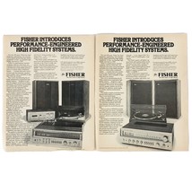 Vintage 1977 Magazine Print Ad Fisher Stereos ACS1218 ACS1403 High Fidelity - £5.20 GBP