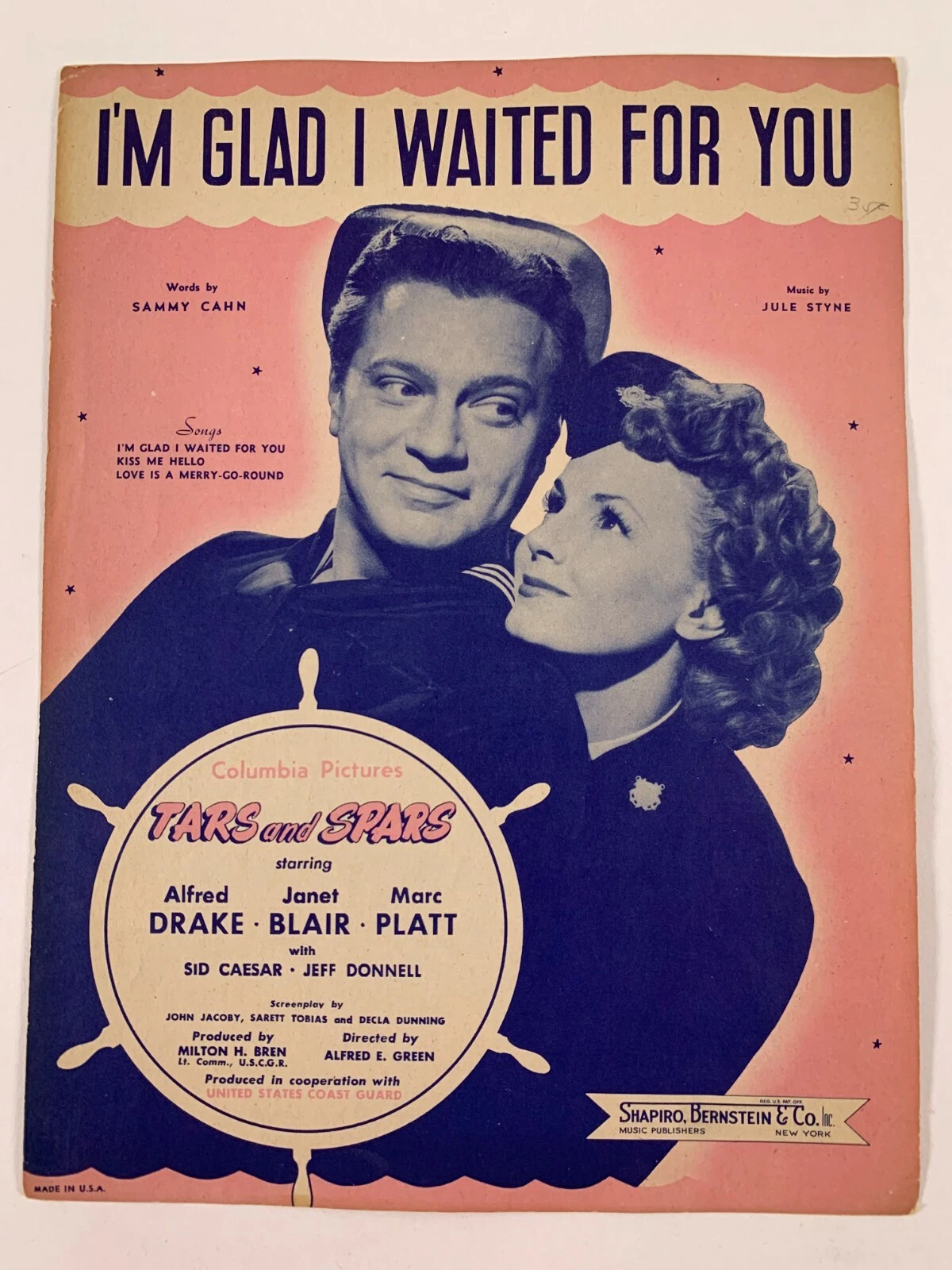 I&#39;m Glad I Waited For You (sheet music) - $8.20 CAD