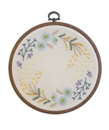 Olympus Garden Party French Embroidery Kit Botanical Wreath Mimosa GP-K13 - $62.19 CAD
