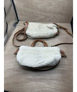 Pair Madewell Mini The Resourced High Pile Fleece Sling Crossbody Sherpa... - $88.01 CAD