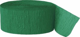 4 ROLLS, GREEN Crepe Paper Streamers 290 ft Total - Made in USA! by Greenbrier I - £8.69 GBP