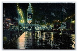 Street View Ferry Building Nigh San Francisco California CA 1915 DB Postcard W5 - £3.85 GBP