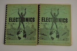 Electronics College Texts Smith Falls ON Trades School Canada Electrons Lot of 2 - $23.21