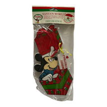 Disney Kurt Adler Santas World Mickey Mouse Gift With Tag Ornament - £11.93 GBP