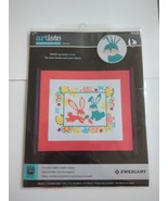 Zweigart Artiste BUNNIES Cross Stitch Kit Kooler Design Studio - NIP - $23.74