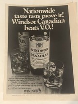 Vintage Windsor Canadian print ad 1981 ph3 - $6.92