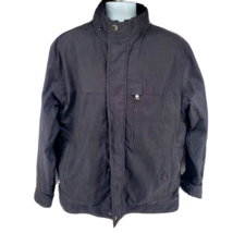 Michael Kors Men&#39;s Jacket Size M Black Tuckaway Hood Soft - $54.40