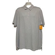 Champion Polo Golf Shirt Men&#39;s XXL Gray Striped Short Sleeve 26X32 - $13.20