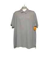 Champion Polo Golf Shirt Men&#39;s XXL Gray Striped Short Sleeve 26X32 - $13.20