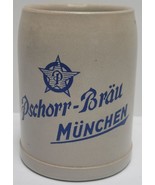 Pschorr-Brau Munchen Stein Stoneware Beer Mug Germany 0.5 L - £7.92 GBP