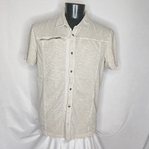 Men&#39;s Shirt Calvin Klein Button Up Shirt for Men Gray Large - £7.56 GBP