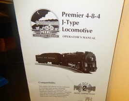 Mth Trains Instruction Booklet -PREMIER 4-8-4 J-TYPE Locomotive - M33 - £6.57 GBP