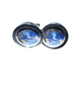 Blue Seahorse cufflinks, presentation box, gift wrapped, free shipping R... - $37.50