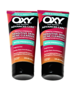 2 Pack Oxy Acne Treatment Advanced Care Sensitive Skin Cleanser With Pre... - $25.99