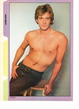 Chris Rich Ed Marinaro teen magazine pinup clipping shirtless bulge bar stool - £3.99 GBP