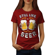 Wellcoda Like beer funny Womens T-shirt, Friendship Casual Design Printed Tee - £14.87 GBP+