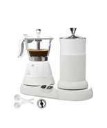 Electric Espresso Machine with Milk Frother 2 in 1 Efficient Moka Pot Wh... - $1,182.26 MXN