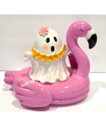 Here Lies Summer Ghost Flamingo Pool Float Halloween SUMMERWEEN Spooky D... - $62.62 CAD