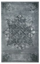 New Limited Edition Grey Color 5&#39;x8&#39; ft Handmade Tufted 100% Woolen Area Rugs - £232.85 GBP