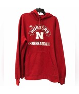 Adidas Nebraska Huskers Pullover sweatshirt Hoodie - Scarlet men’s size XL - $28.31