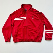 NEW Urban Outfitters BDG Red Track Jacket SZ XS Sweatshirt Activewear Zip up - £30.86 GBP