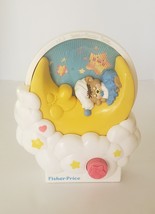 Vintage Fisher Price Teddy Beddy Bear Musical Wind Up Baby Crib Toy 1985 #1402 - £11.98 GBP