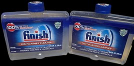 Finish Dual Action Dishwasher Cleaner X2  Fight Grease &amp; Limescale Fresh... - $247.51 MXN
