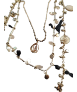 Avon Layered Necklace Trendy boho Hippie gypsy vintage retro Statement M... - $5.97