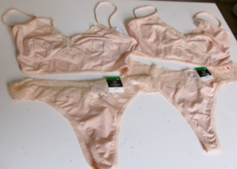 Two INC Bralette and matching thong sets size Large  Beige - €8,45 EUR