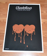 24x36&quot; Movie Poster 4 Cuban film Clandestinos.Bleeding love hearts art.LAST 1 - £37.96 GBP